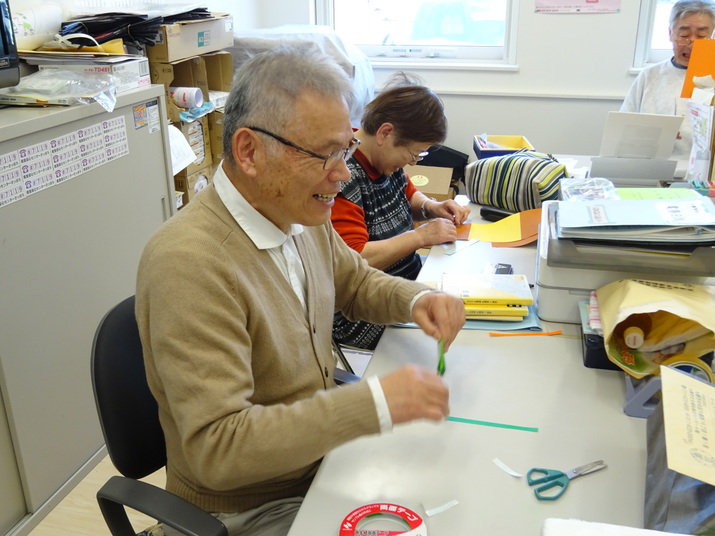 手前が池上さん