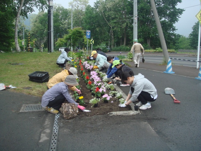 花壇作り